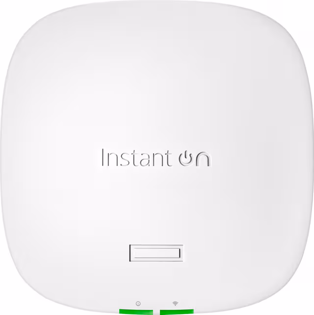 Hewlett Packard Enterprise S1T23A Instant On Access Point Dual Radio Tri Band 2x2 Wi‑Fi 6E (RW) AP32