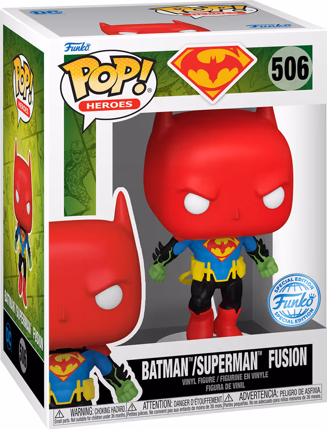Funko! - POP Convention Excl Batman/Superman Fusion - Figur