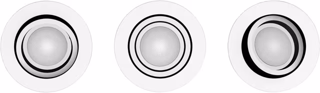 Philips Hue Milliskin infälld spotlight (Vit) 3pack – White Ambiance