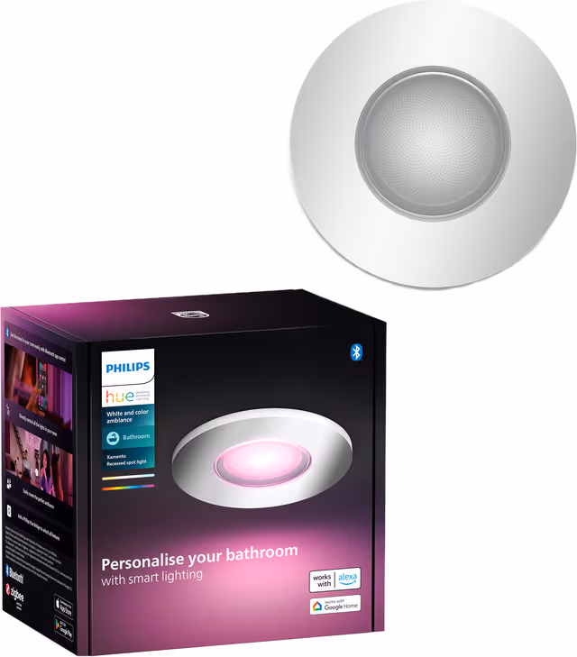 Philips Hue Xamento Infälld Spotlight För Badrum - Krom