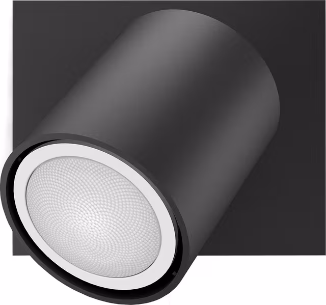 Philips Hue Runner Singel Spotlight - Svart - Utan Dimmer Switch