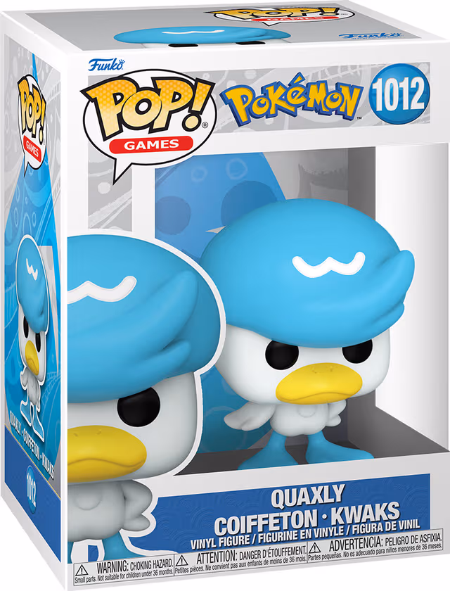 Funko Pokemon actionfigur (Quaxly Coiffeton.Kwaks)