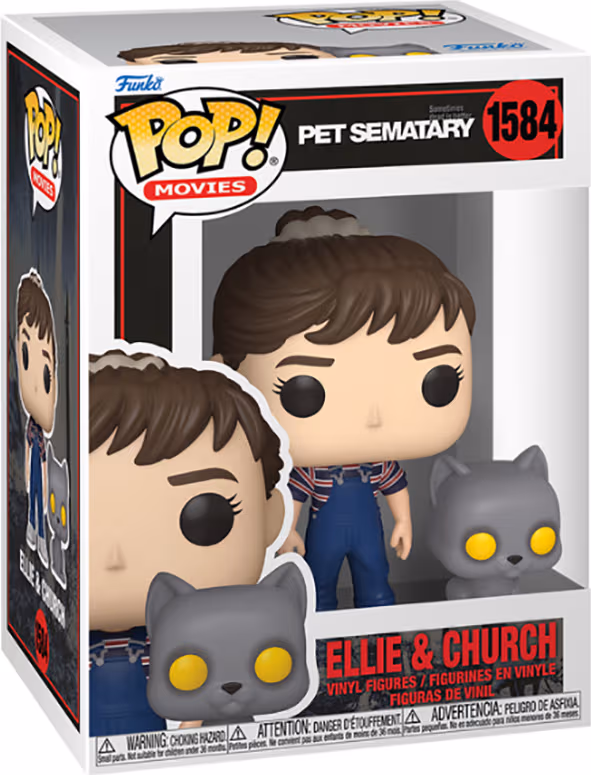 Funko POP Pet Sematary actionfigur (Ellie & Church)