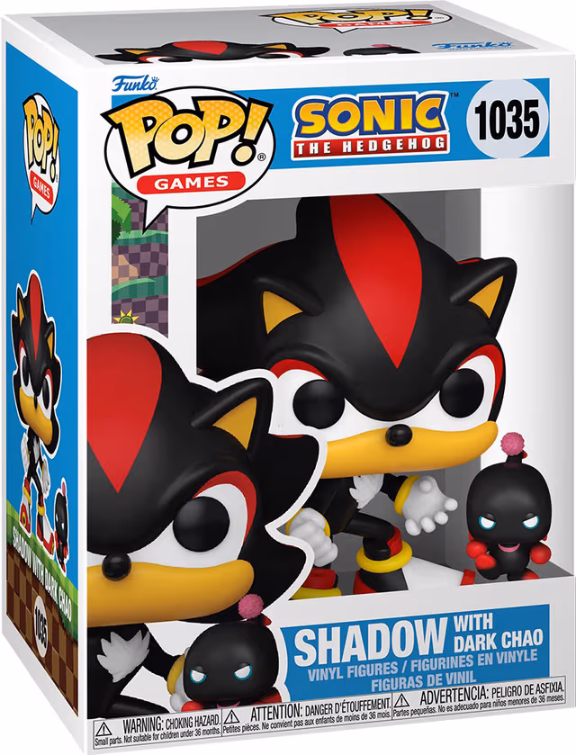 Funko! - POP Vinyl P&B Sonic Shadow w/Chao