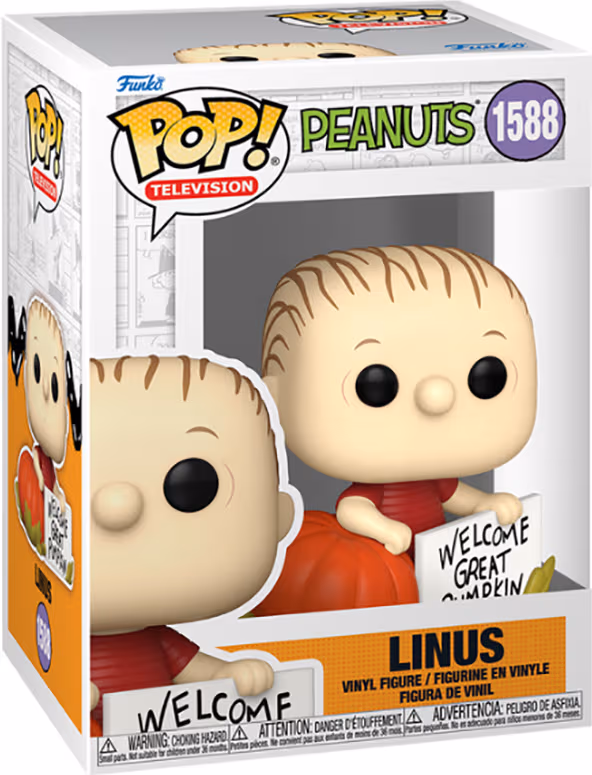 Funko POP Peanuts actionfigur (Linus med pumpa)