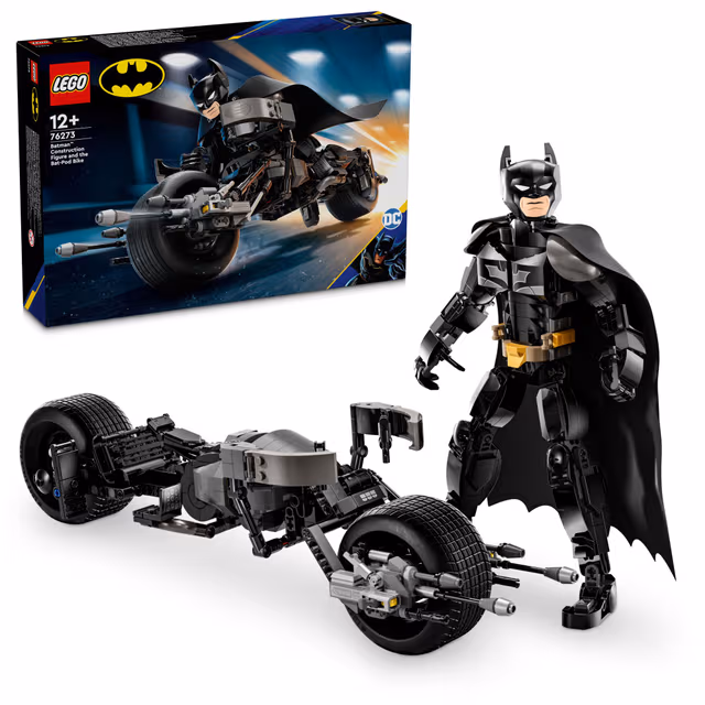 LEGO Super Heroes 76273 Batman™ byggfigur och Batpod-cykeln