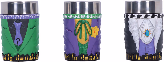 Nemesis Now Batman shotglas (3-pack, skurkar)