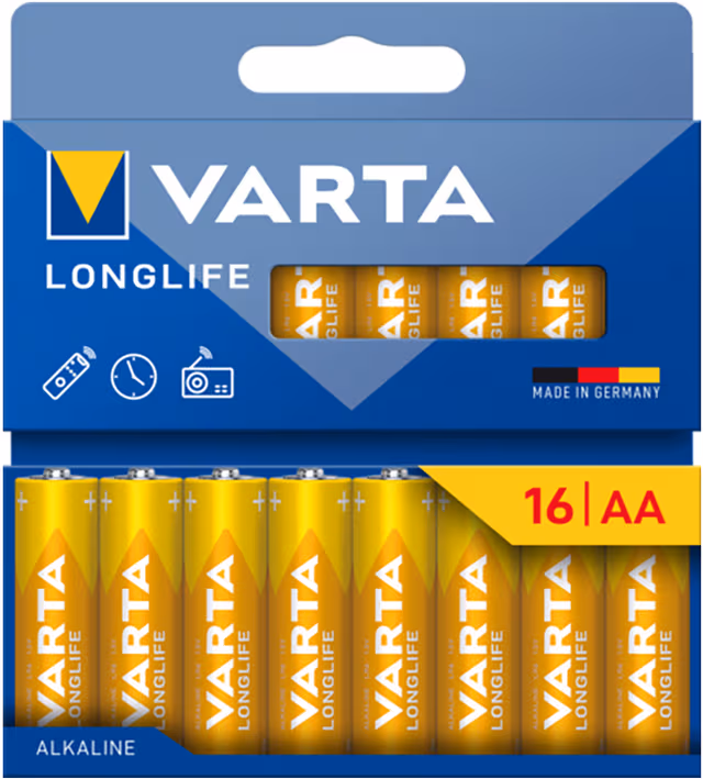 VARTA Longlife AA - 16-Pack