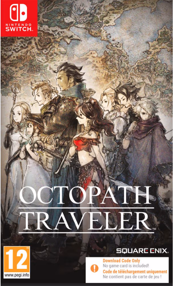 Octopath Traveler (Code in a Box) - Nintendo Switch - RPG