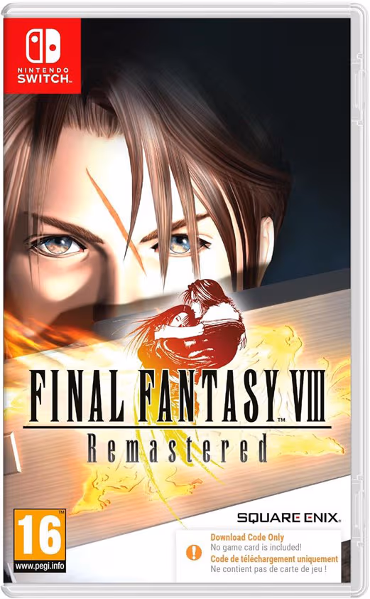 Final Fantasy VIII Remastered (Code in a Box) - Nintendo Switch - RPG