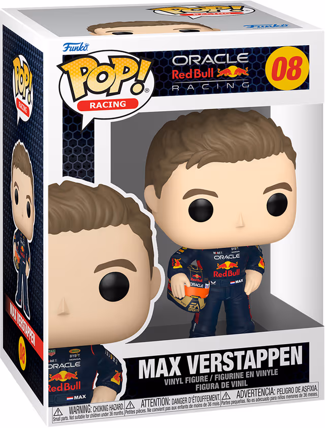 Funko! - Funko POP Vinyl F1 Verstappen w/Helm