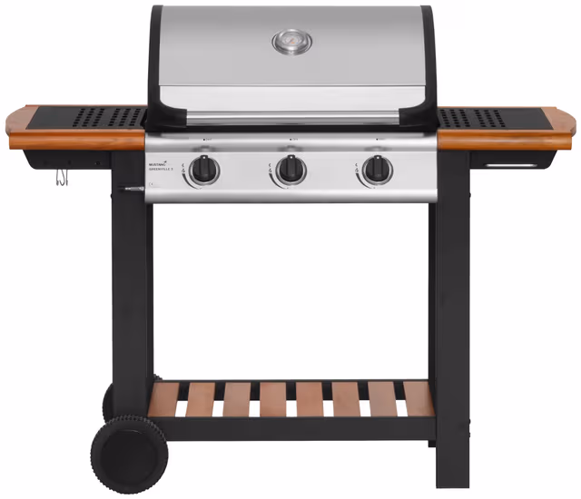 Mustang Greenville 3 gasolgrill 623636 (3 Brännare)
