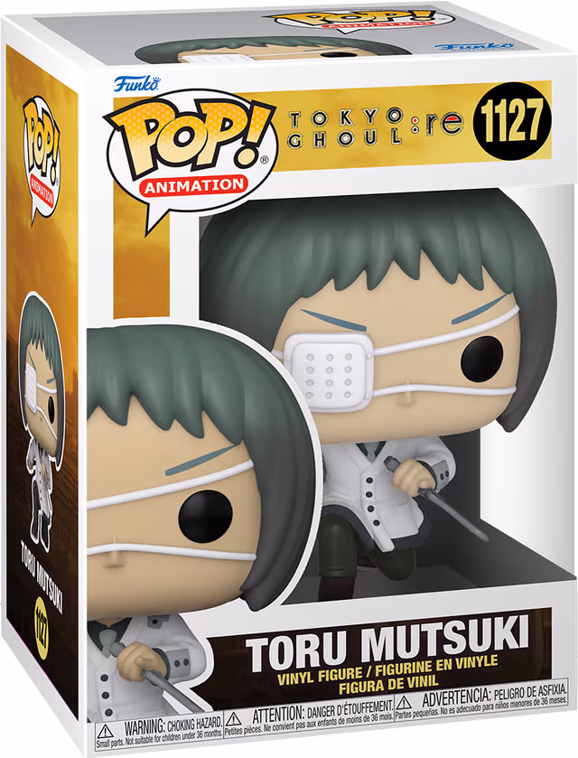 Funko Pop! Tokyo Ghoul re actionfigur (Toru Mutsuki)