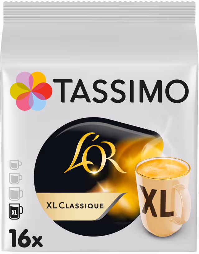 L'OR Pods Tassimo XL Classique - 16 pcs
