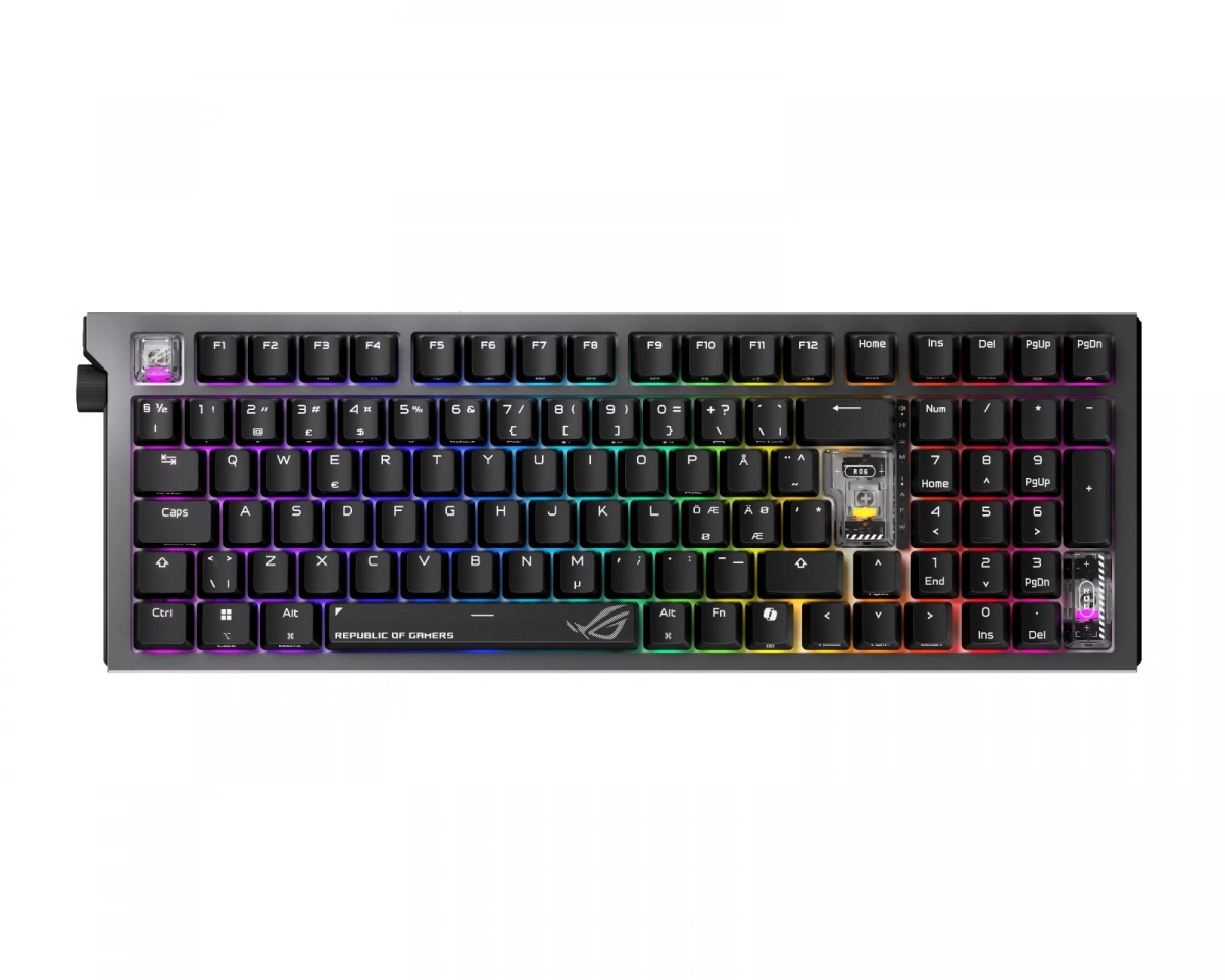 ASUS ROG Strix Morph 96 Wireless - Gaming Tangentbord - Nordisk - Svart