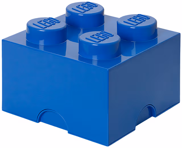 LEGO STORAGE BRICK 4 - BLUE