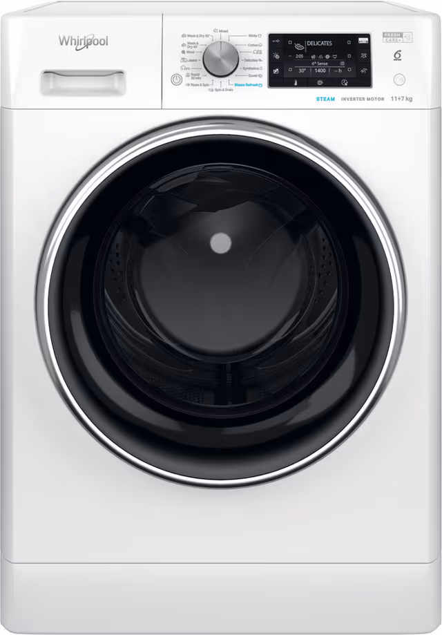 Whirlpool Tvätt/Tork FFWDD 1176258 BCV EE (11/7 kg)