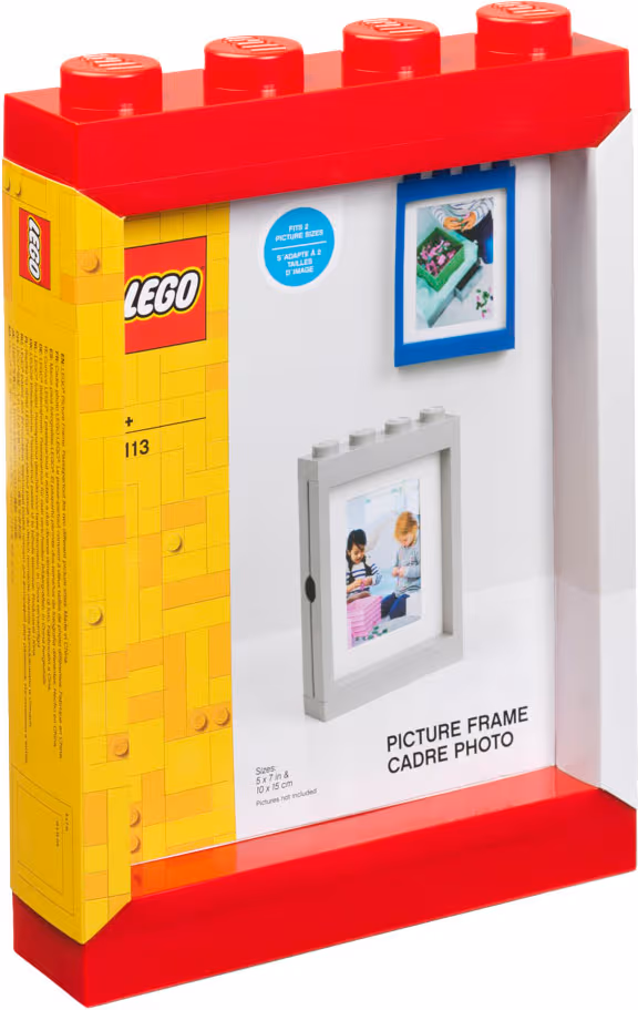 LEGO fotoram (ljusröd)