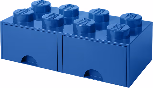 LEGO BRICK DRAWER 8 - BLUE