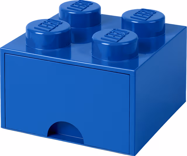 LEGO BRICK DRAWER 4 - BLUE