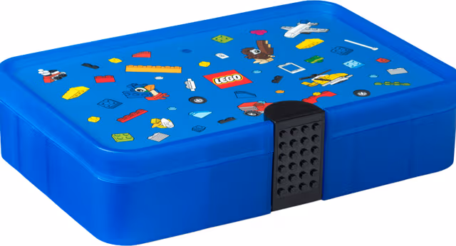 Spela LEGO förvaringslåda (blå)