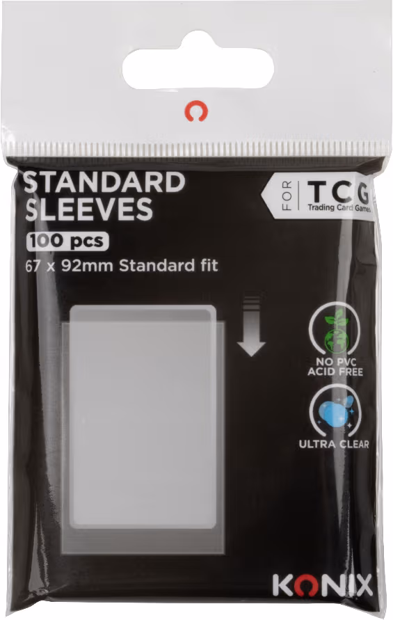 Konix Trading Card Game TCG Standard sleeves 100 pack