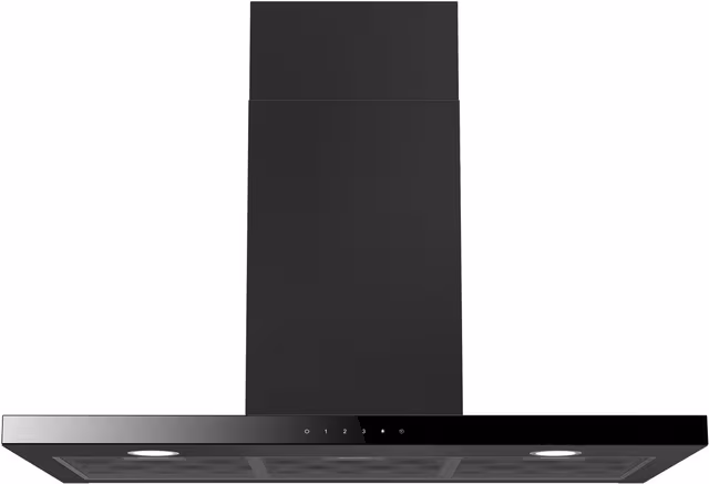 Ecotronic Vägghängd Köksfläkt ETE600B (svart 60cm))
