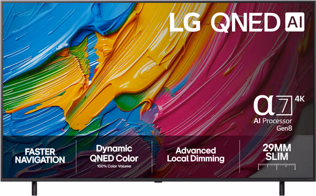 LG 65" QNED 80 4K TV (2025)