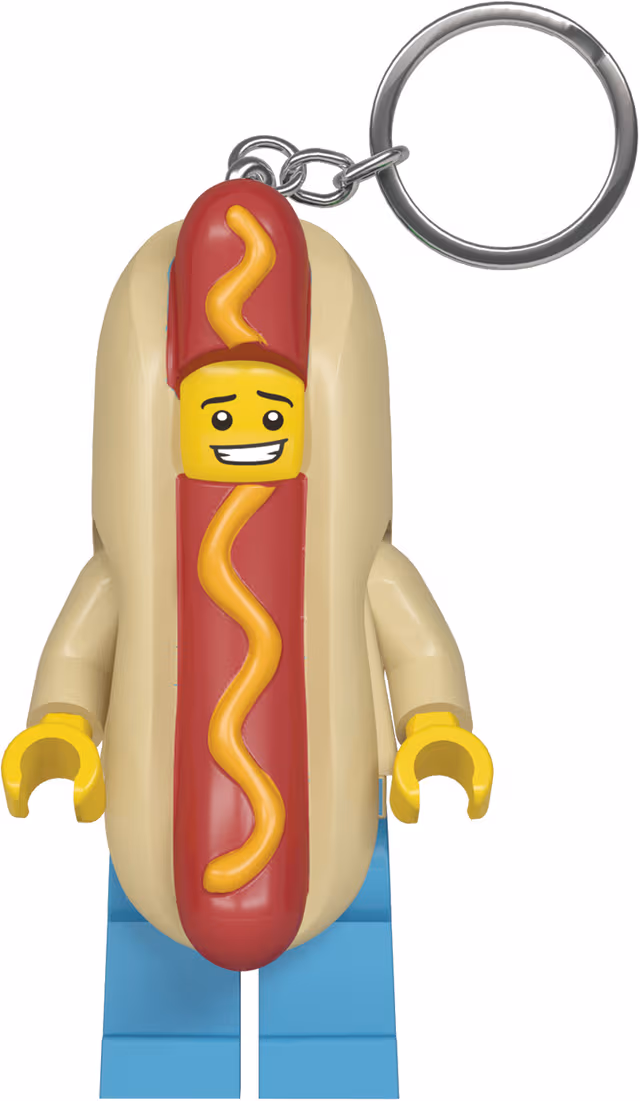LEGO Classic Hot Dog Man Key Chain with LED