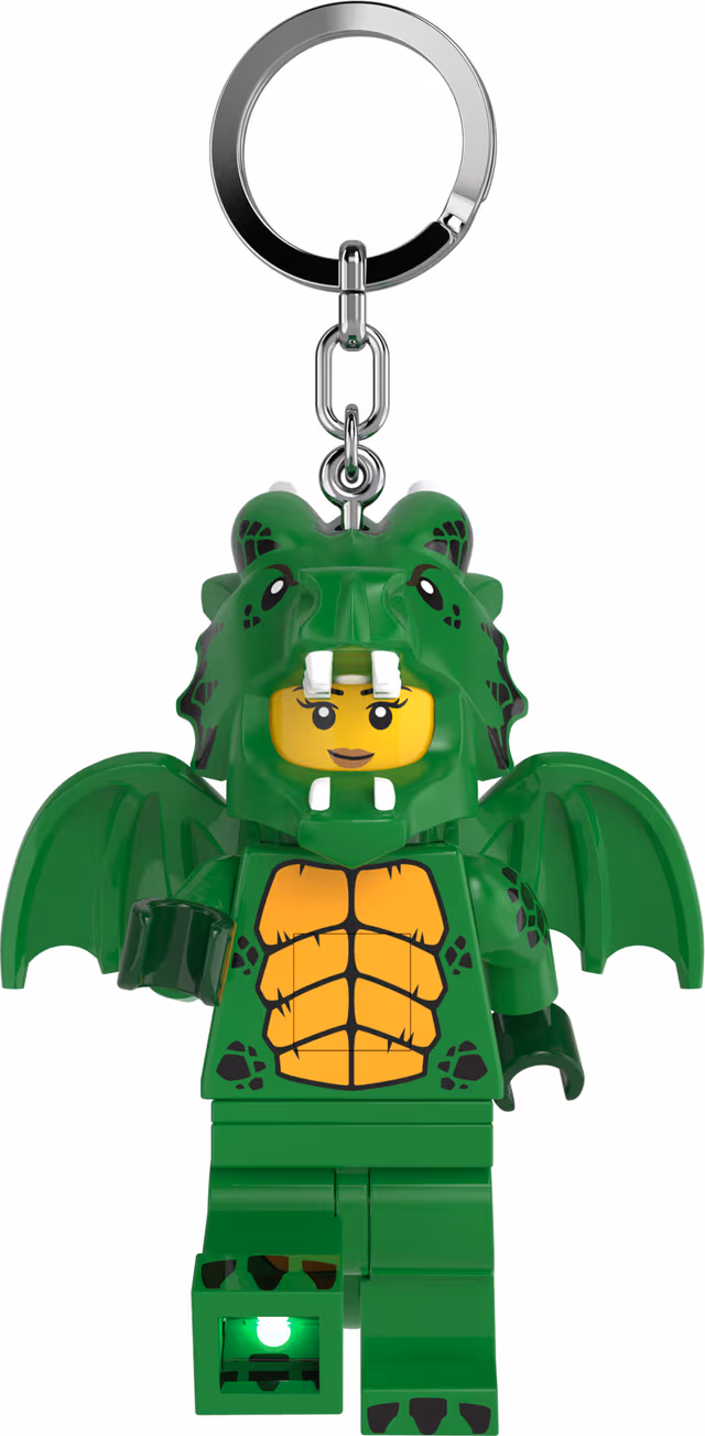 LEGO LED nyckelkedja (green dragon girl)