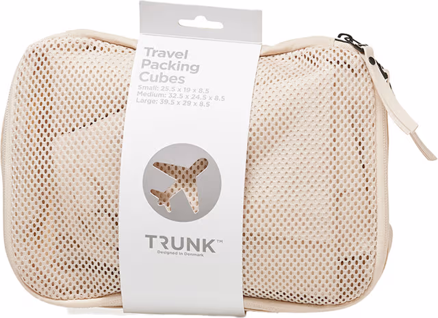 Trunk Travel packningskub (beige)