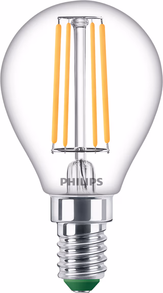 Philips Ultra Efficient P45 LED-lampa 1.2W E14