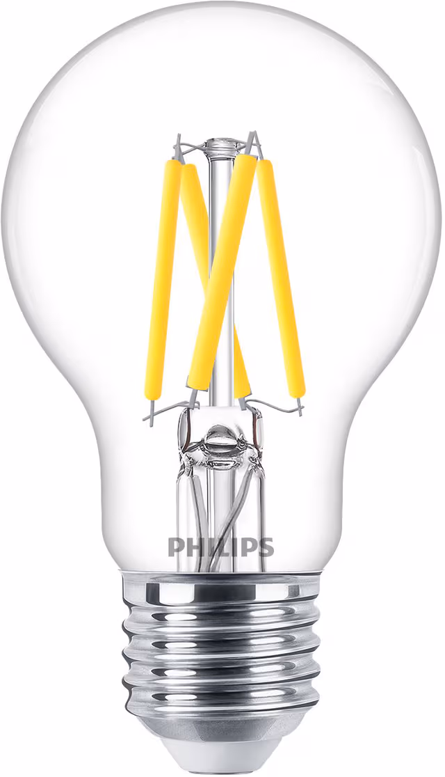 Philips LED-glödlampa Classic 3.4W/920-927 (40W) Clear Dimmable E27