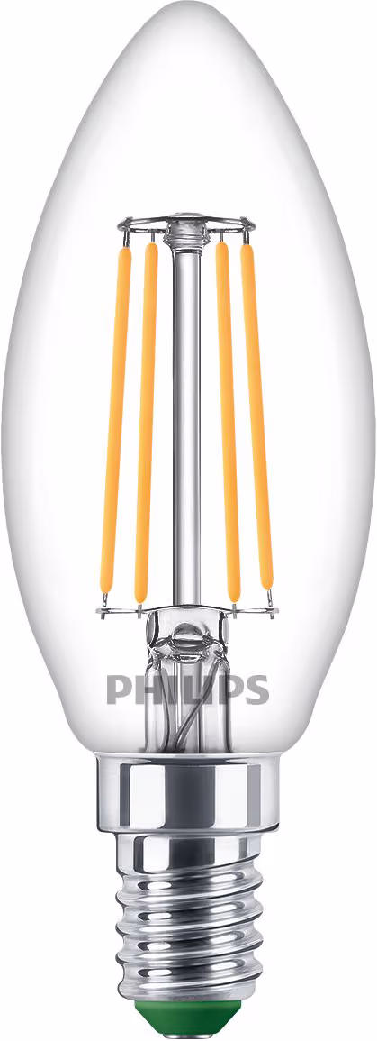 Philips LED-glödlampa B35 Candle 2.3W827 (40W) clear E14