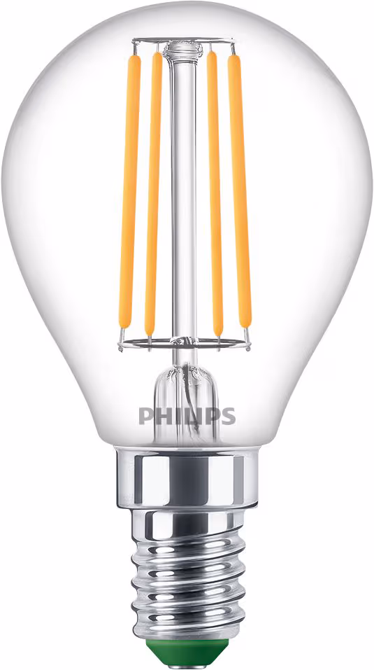 Philips LED-glödlampa P45 Mini-ball 2.3W827 (40W) clear E14