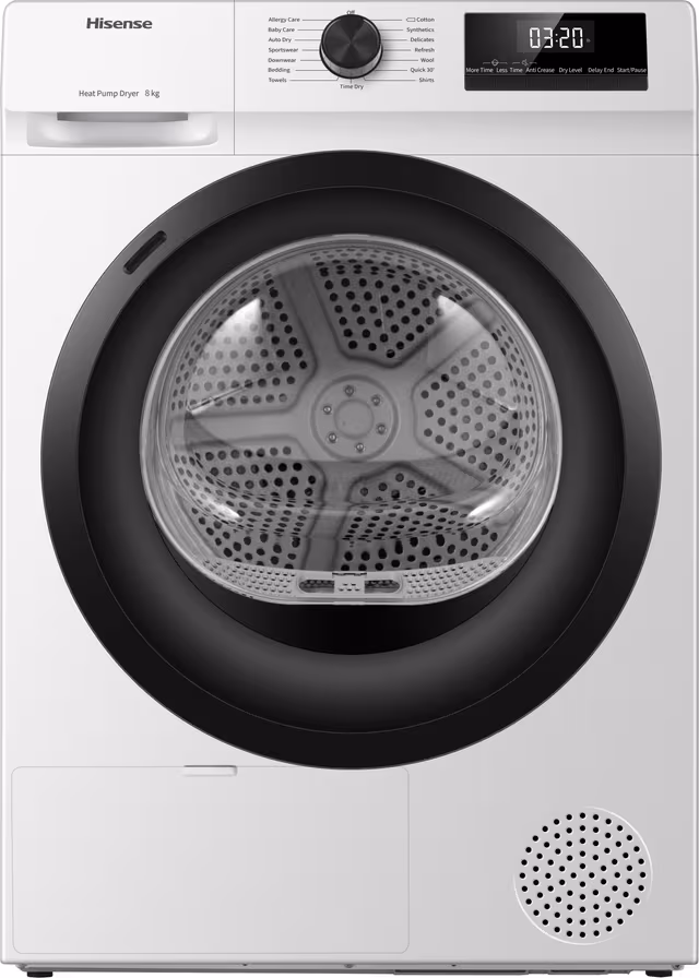 Hisense Torktumlare DHQE800BW2 (8kg)