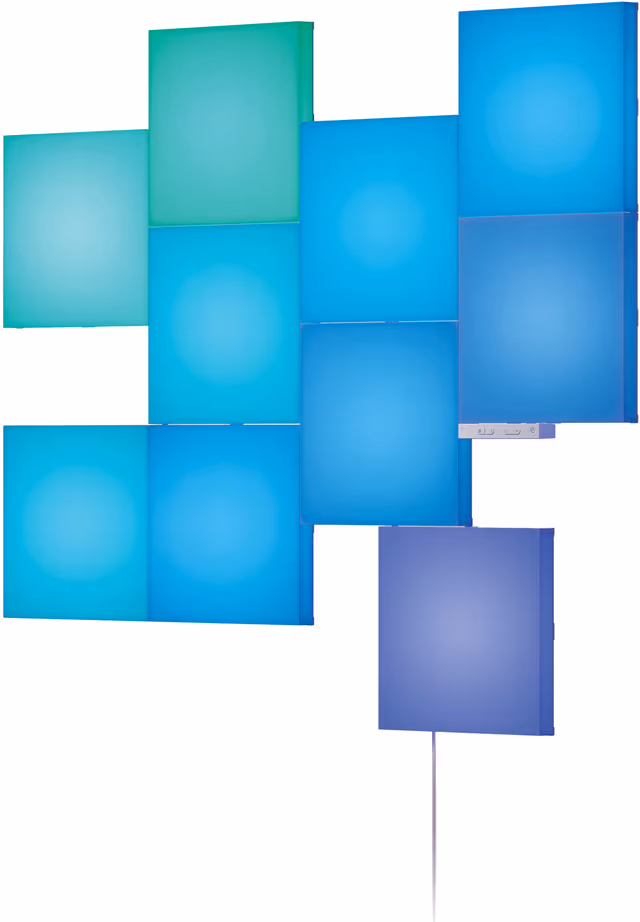 Nanoleaf Blocks texturerad fyrkantig tilläggssats N8100K02-10BS (10-pack)