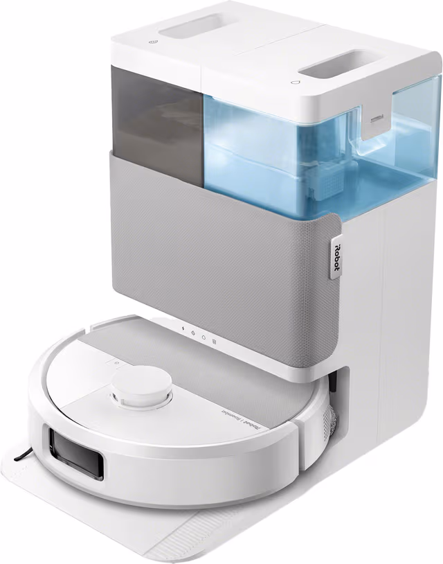 iRobot Robotdammsugare Roomba Plus 505 Combo-robot + AutoWash™-dock – Vit