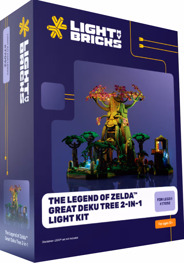 Light My BricksTLOZ Great Deku Tree ljuskit