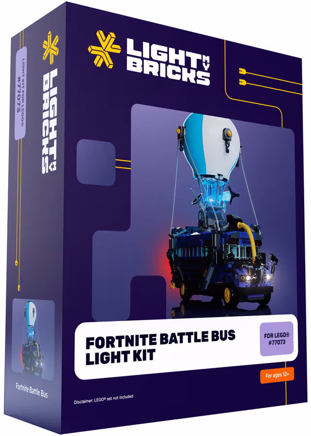 Light My BricksFortnite Battle Bus belysningsset