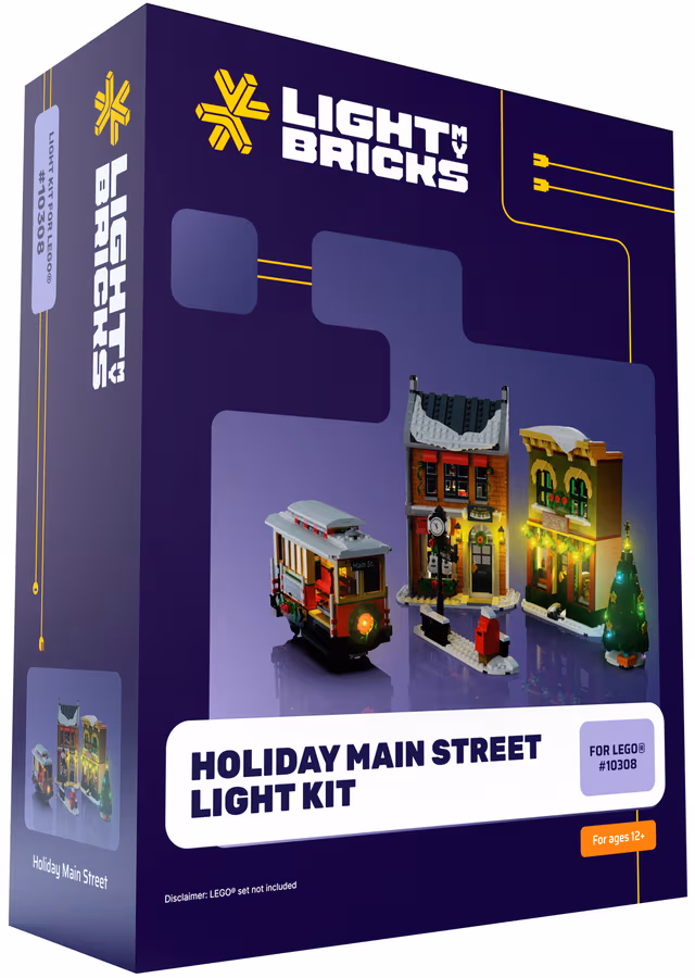 Light My Bricks Holiday Main Street ljuskit 10308
