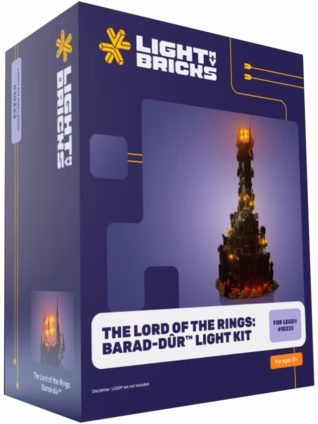 Light My Bricks The Lord of the Rings Barad-durs belysningsset 10333