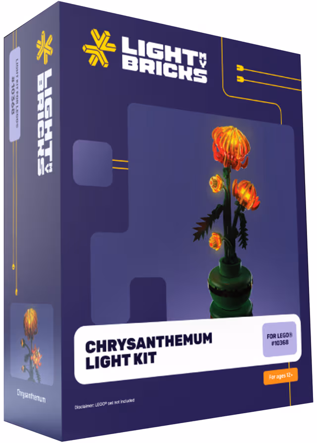 Light My BricksChrysanthemum belysningsset