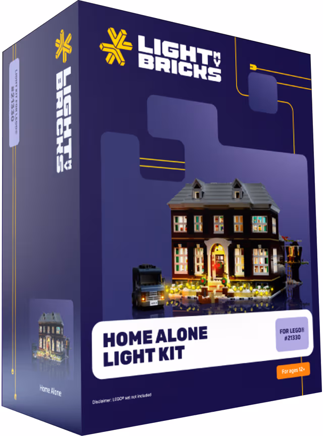 Light My Bricks Home Alone ljuskit 21330