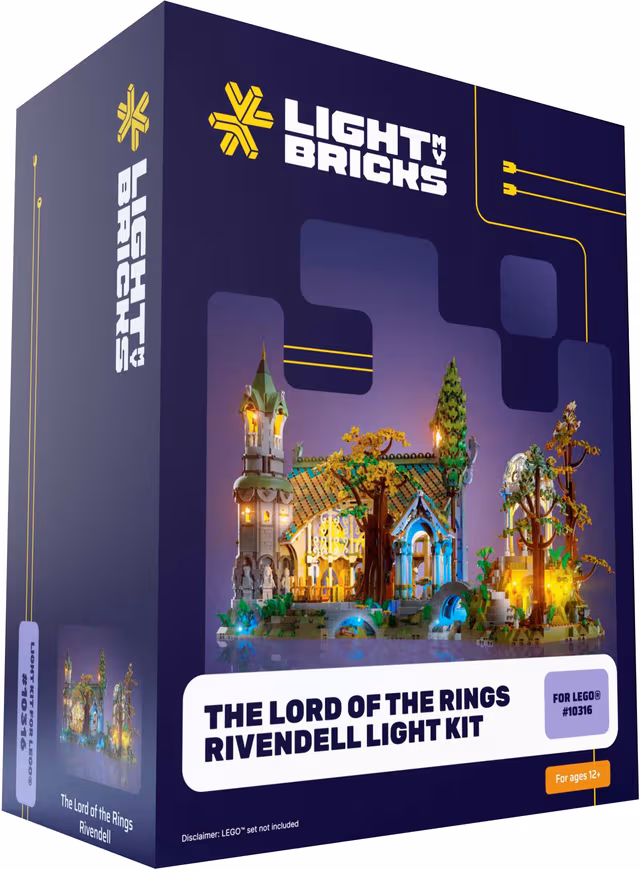 Light My Bricks Lord of the Rings Rivendell ljuskit 10316
