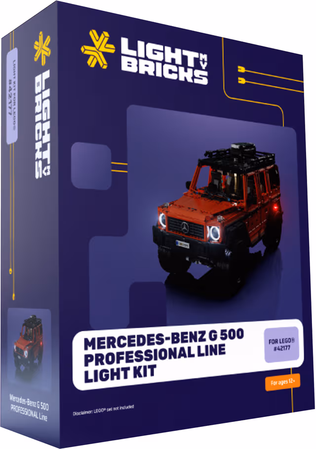 Light My BricksMercedes-Benz G 500 Pro belysningsset