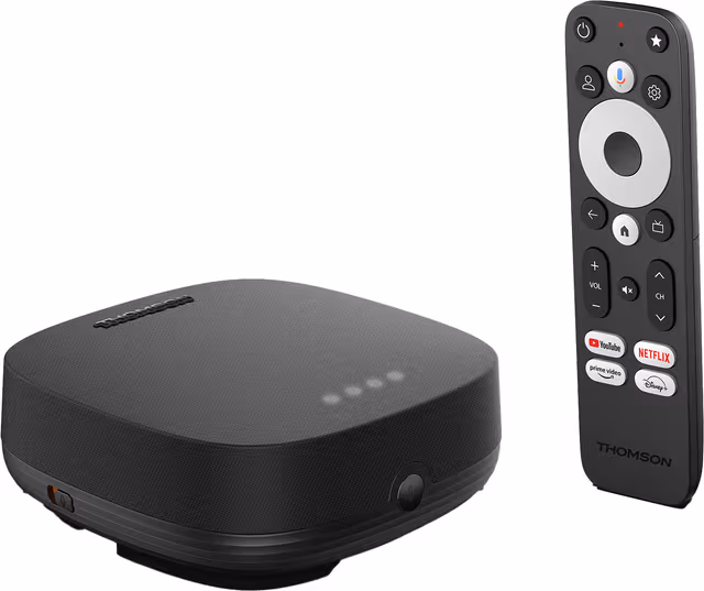 Thomson 4K UHD-streamingenhet (svart)