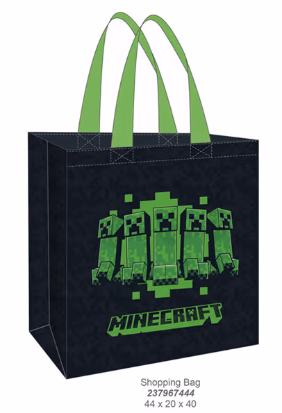 Konix Minecraft shoppingpåse (Creeper)