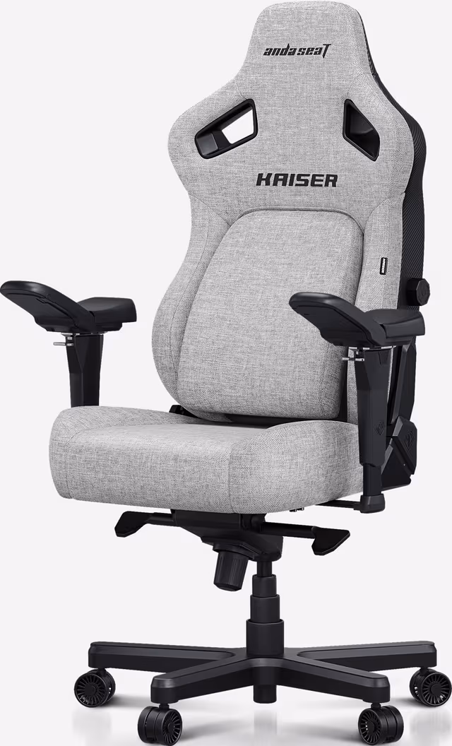 AndaSeat Kaiser 4 Series gamingstol (grått tyg)