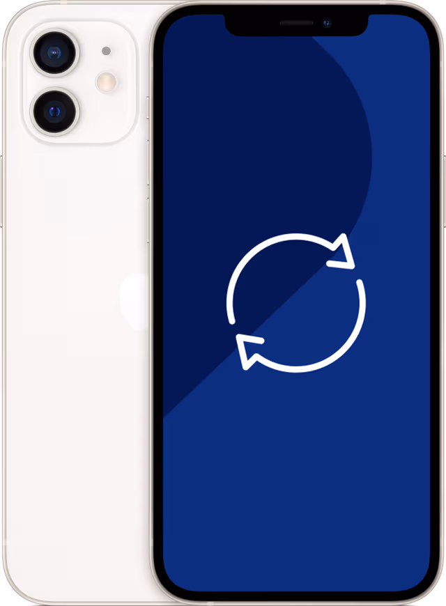 Begagnad iPhone 12 - 5G smartphone 64 GB (vit)